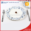 cheap bulk dinner plates fine bone china material can be customized according to your request